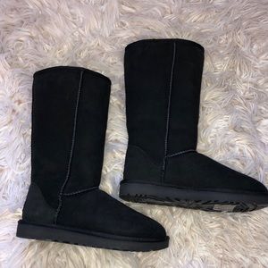 UGG Classic Tall Boot, Black, Size 7